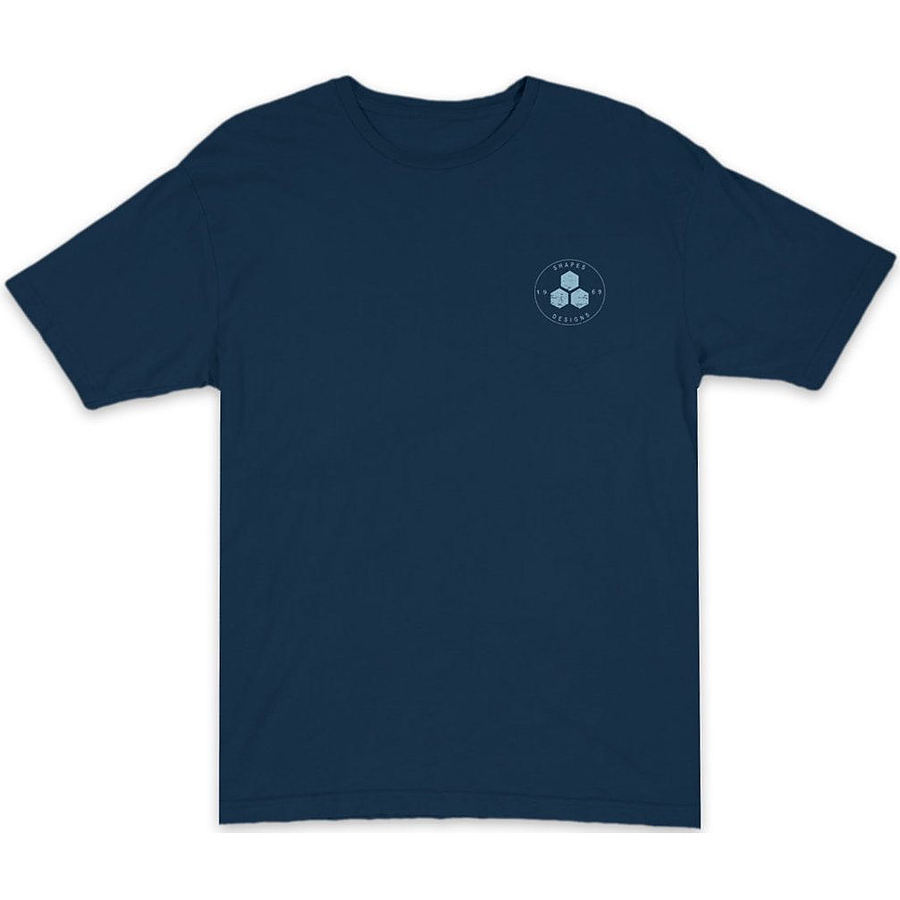 Channel Islands Mens Circle Hex Navy SS Tee - Image 1