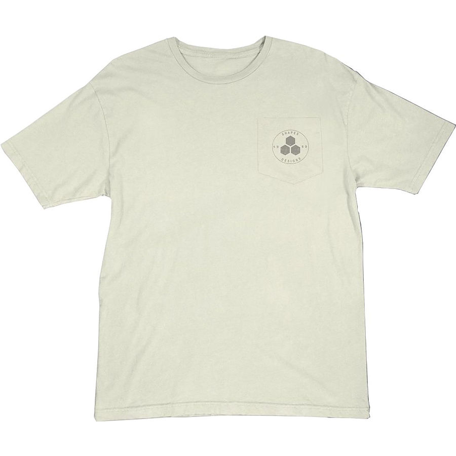 Channel Islands Mens Circle Hex Natural SS Tee - Image 1