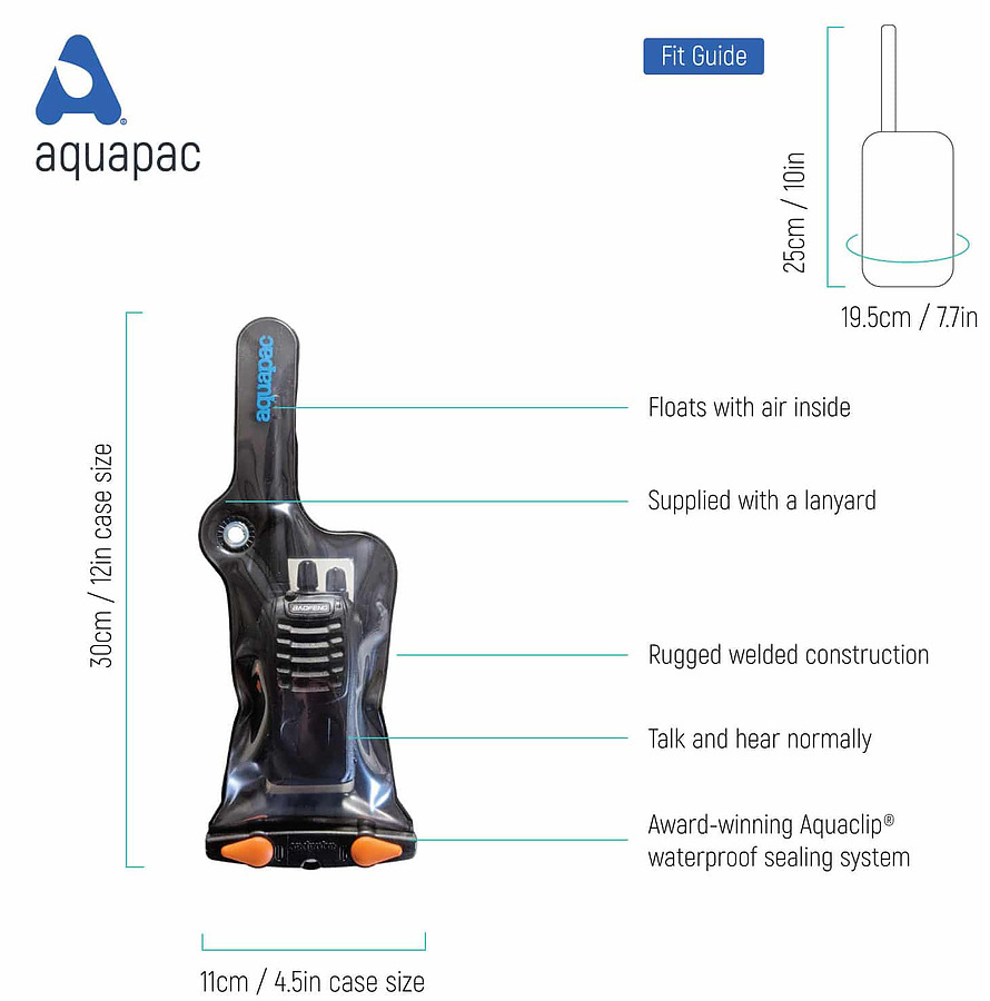 Aquapac Waterproof VHF Classic Case Mini 208 - Image 3