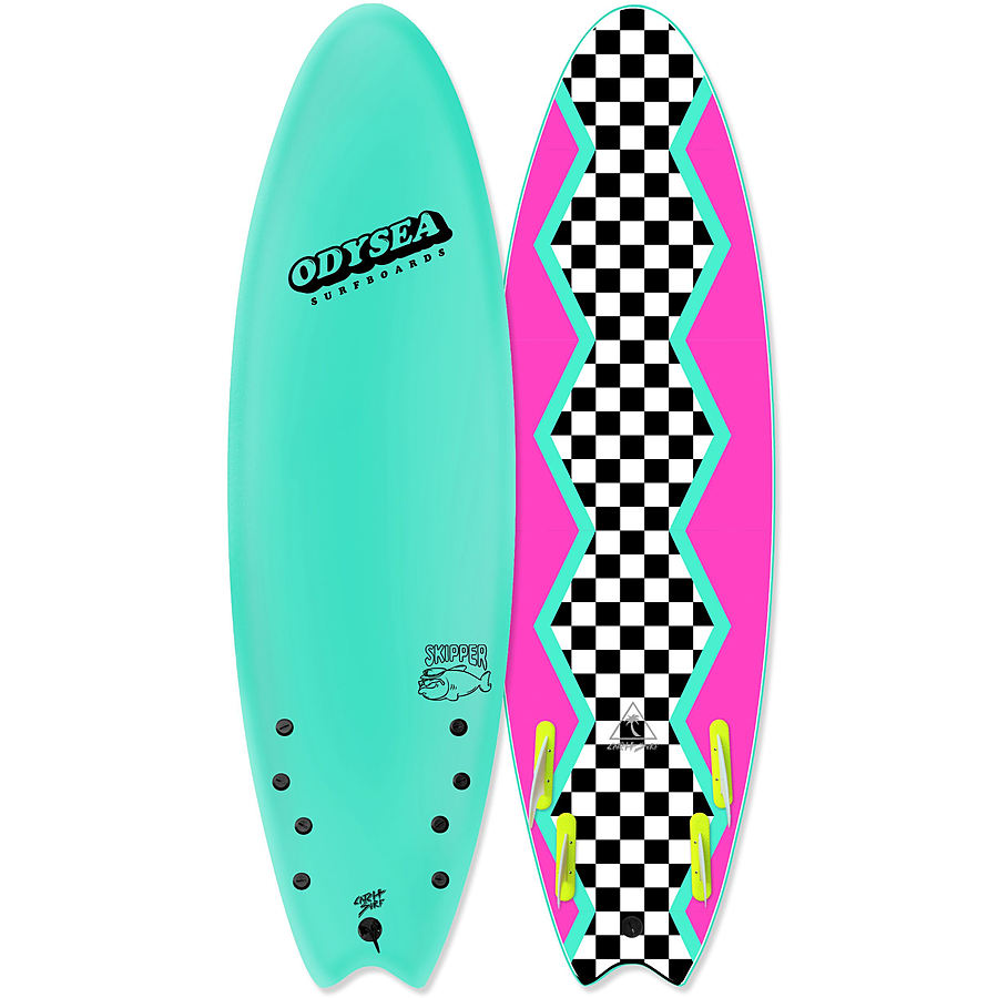 Catch Surf Odysea Skipper 2020 Quad Fin Softboard Turqoise