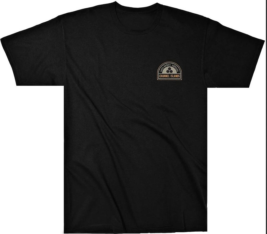 Channel Islands Mens Sol Patch Black SS Tee