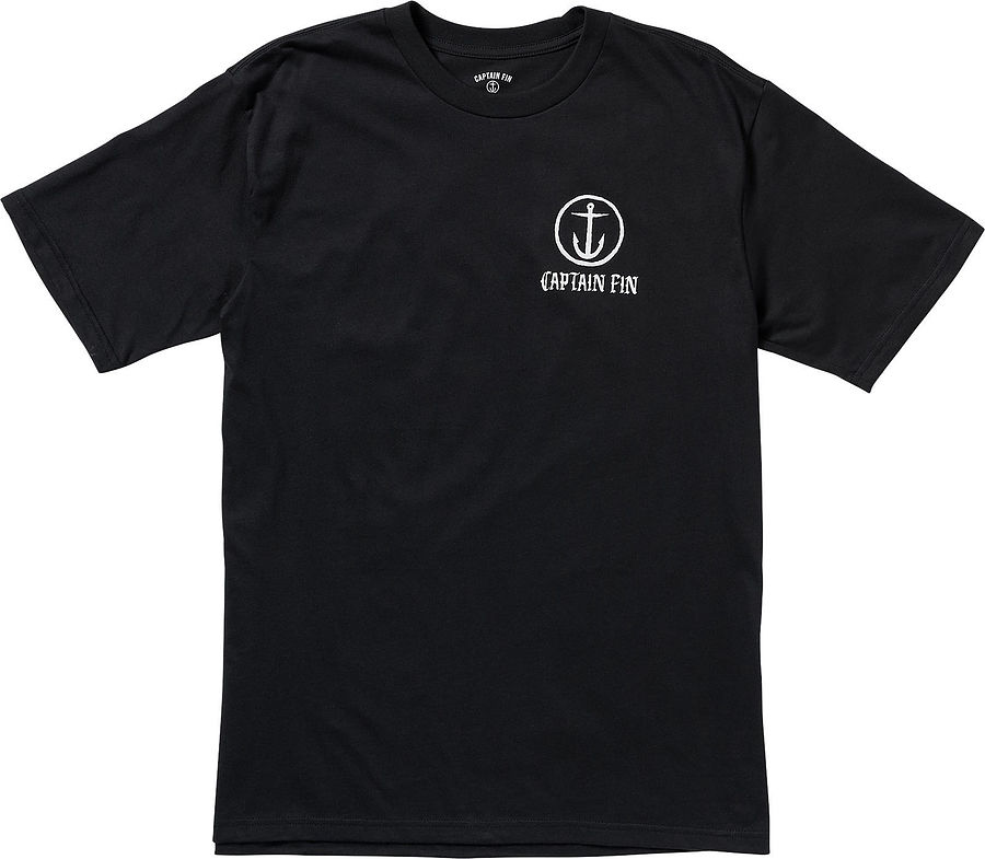 Captain Fin Co Core Captain SST Mens Tee Black - Image 1