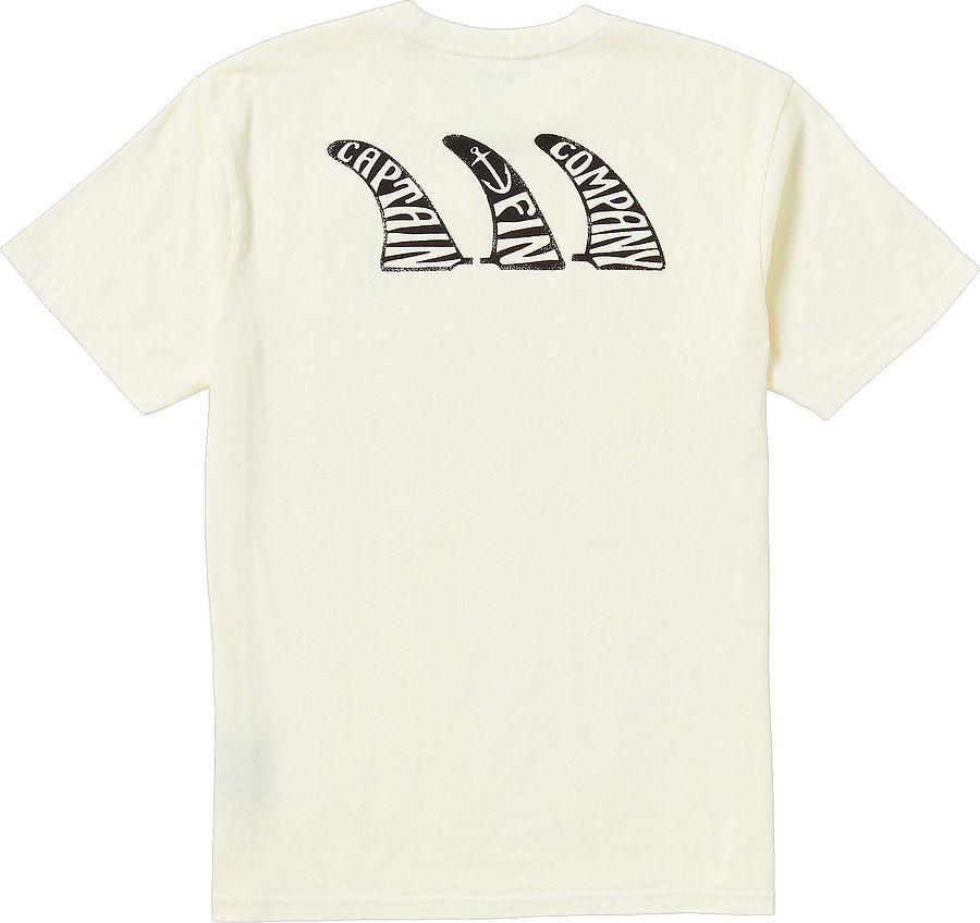 Captain Fin Co Fin Club SST Mens Tee Vintage White - Image 2