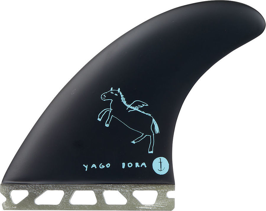 Captain Fin Co Yago Dora Black Tri Fin Set - Image 1