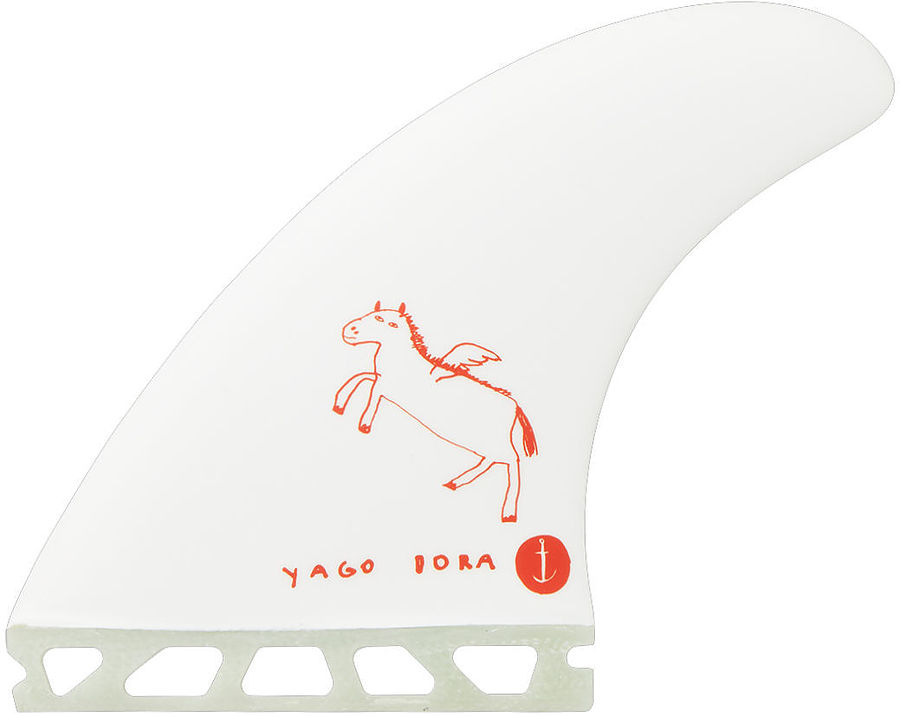 Captain Fin Co Yago Dora White Tri Fin Set - Image 1