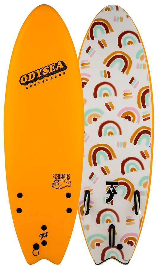 Catch Surf Odysea Skipper Pro Taj Burrow Tri Fin Softboard Pilsner - Image 1
