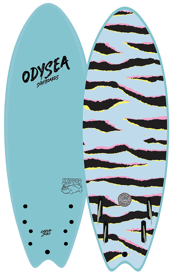 Catch Surf Odysea Skipper 2022 JOB Quad Fin Softboard Sky Blue - Image 1