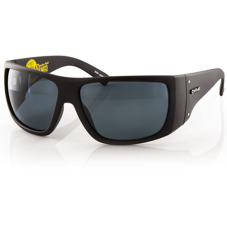 Carve Eyewear No 13 Matte Black Streak Polarized Sunglasses Carve 1819