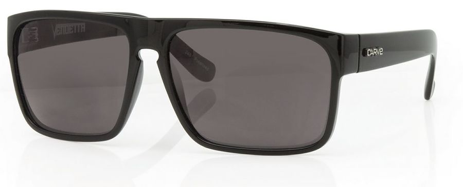 Carve Eyewear Vendetta Black Grey Polarized Sunglasses - Image 1