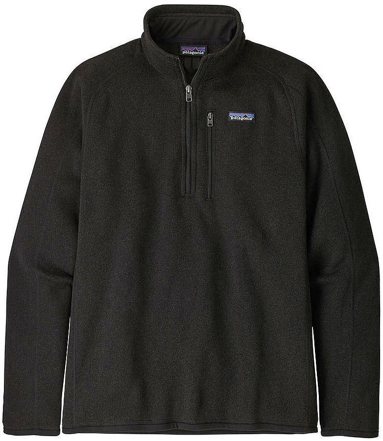 Patagonia Mens Better Sweater Quarter Zip Black - Image 1