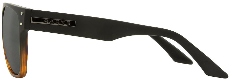 Carve Eyewear The Hub Matt Black Dark Tort Polarised Sunglasses - Image 4