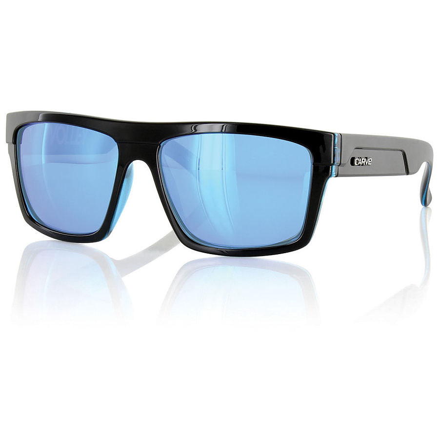 Carve Eyewear Volley Black And Clear Blue Iridium Polarised Sunglasses - Image 1