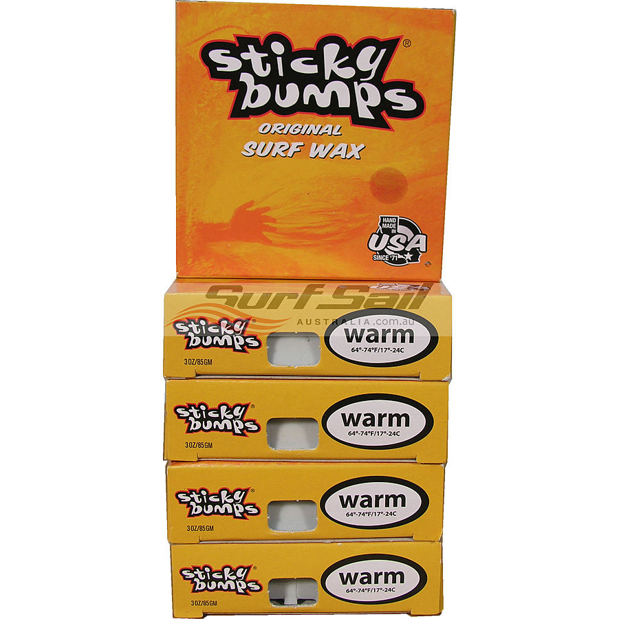 Sticky Bumps Warm Water Original Surf Wax 5 Pack - Image 1