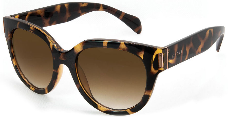 Carve Eyewear Vivian Gloss Yellow Tort Gradient Sunglasses