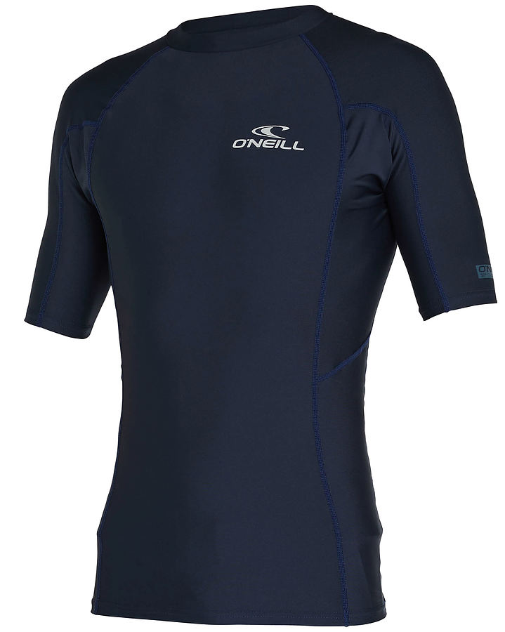 Oneill Mens Short Sleeve Reactor UV Rash Vest Abyss - Image 1