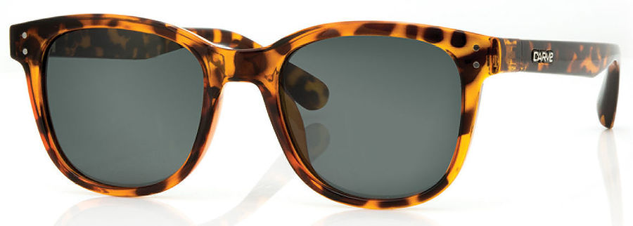 Carve Eyewear Homeland Tort Polarised Green Lens Sunglasses - Image 1