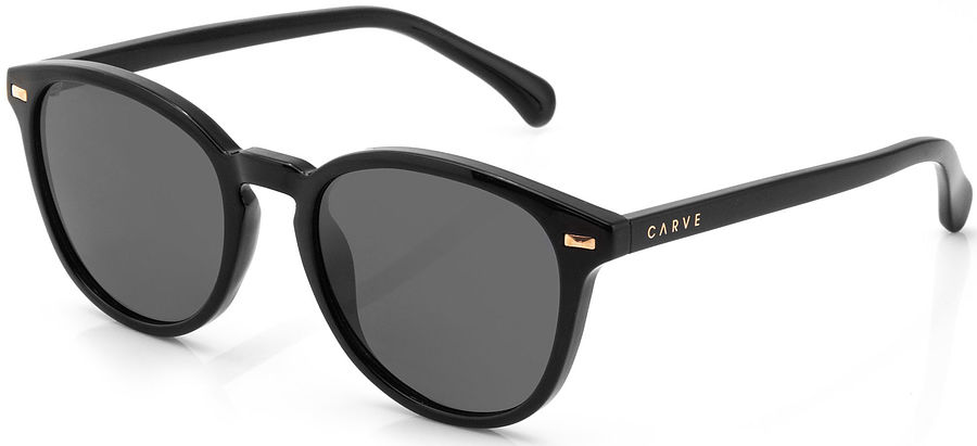Carve Eyewear Oslo Gloss Black Dark Grey Sunglasses - Image 1