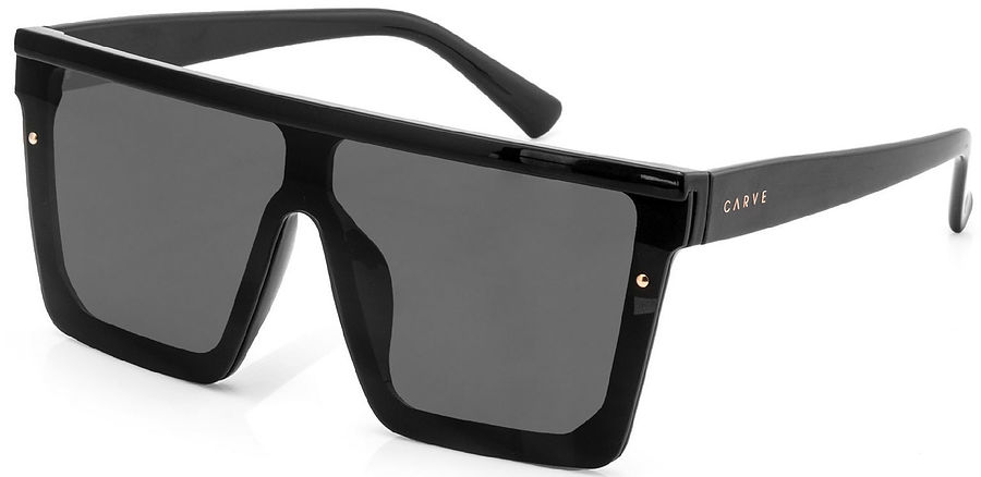Carve Eyewear Muse Gloss Black Smoke Lens Sunglasses - Image 1