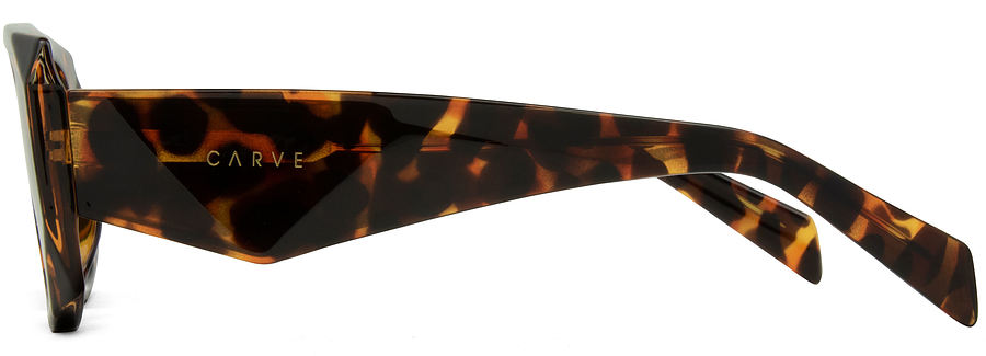 Carve Eyewear Milan Gloss Tort Brown Sunglasses - Image 3