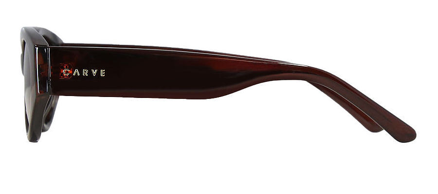 36582 Carve Eyewear Lola Choc Brown w Brown Lens Sunglasses - Image 3