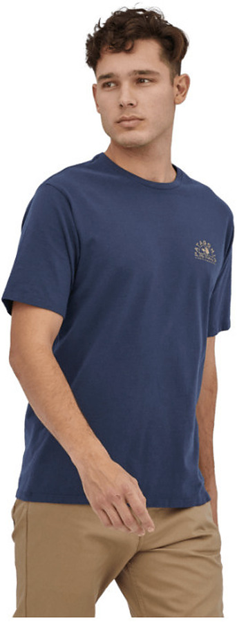 Patagonia Mens Hatch Hour Responsible Tee New Navy - Image 2