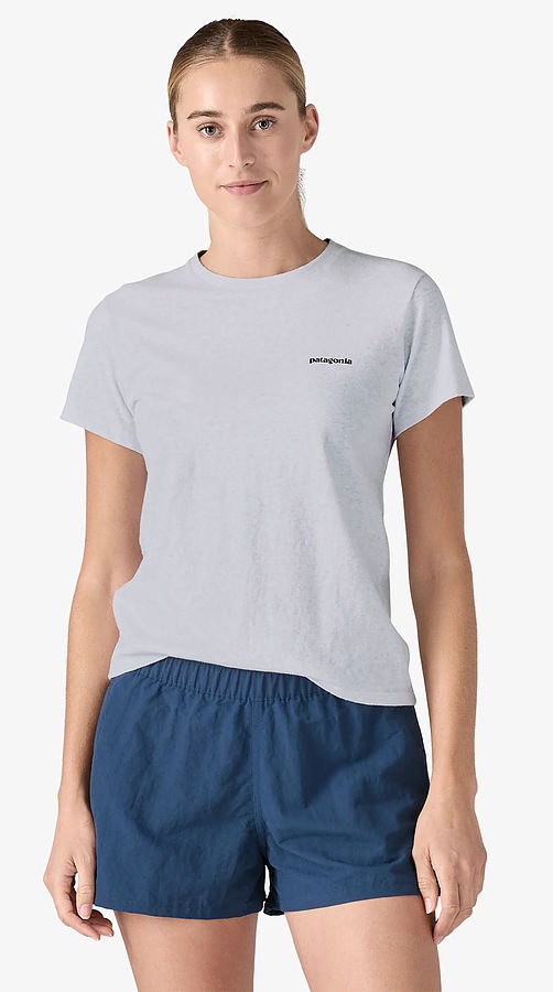 Patagonia Womens P-6 Mission Responsibili Tee White - Image 2