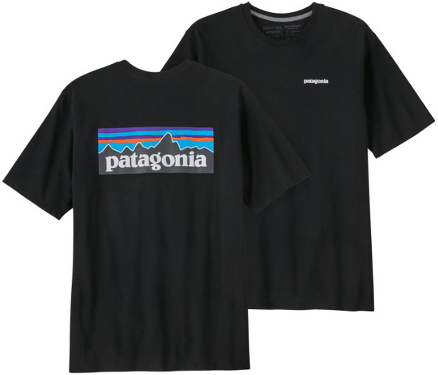 Patagonia Men's P-6 Logo Responsibili T-Shirt Black - Image 1