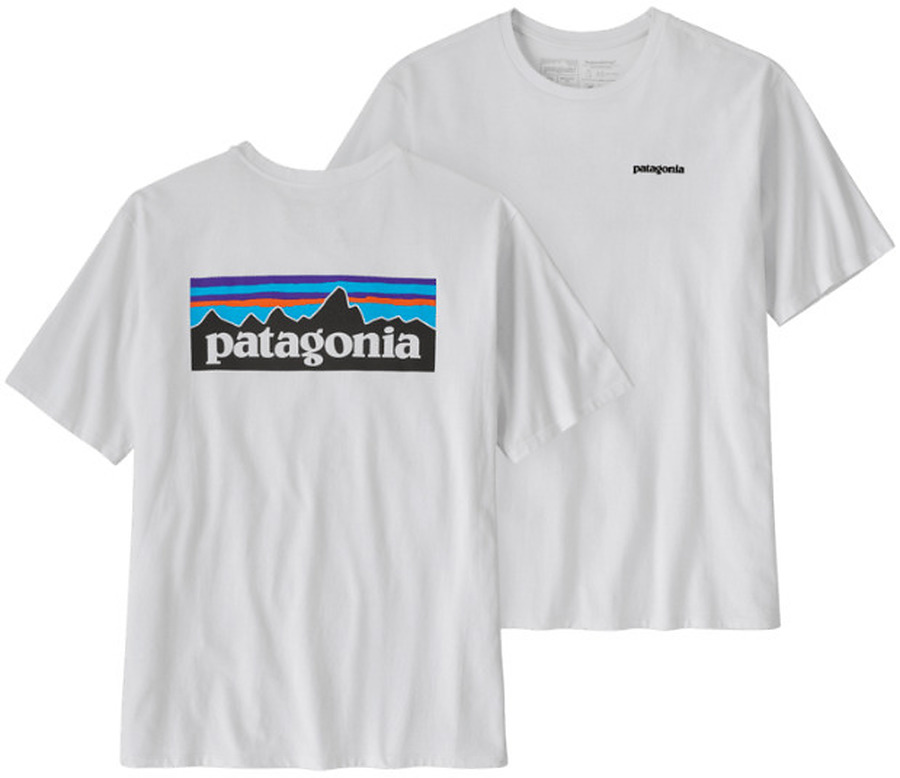 Patagonia Men's P-6 Logo Responsibili T-Shirt White - Image 1