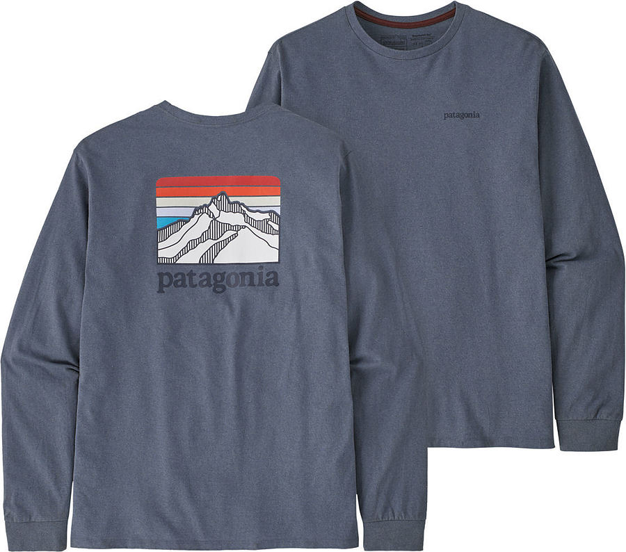 Patagonia Men's LS Line Logo Ridge Responsibili Plume Grey - Image 1