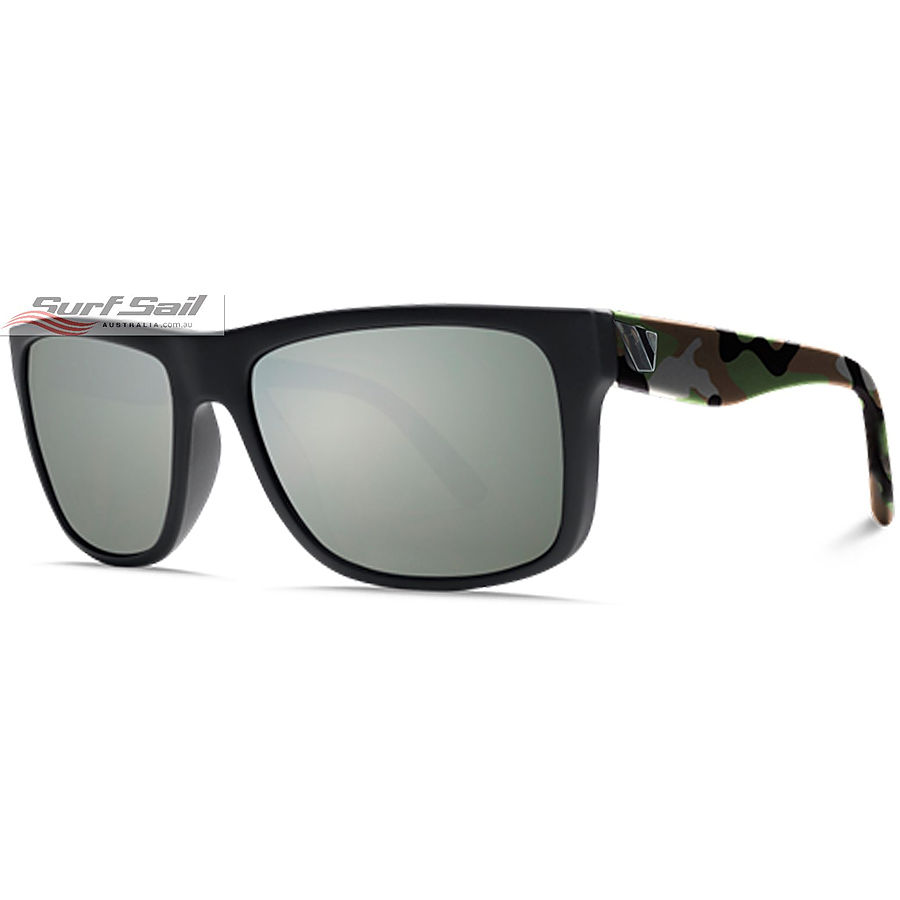 Venture Eyewear Avalanche Matte Black Smoke Mirror Polarised Sunglasses - Image 1