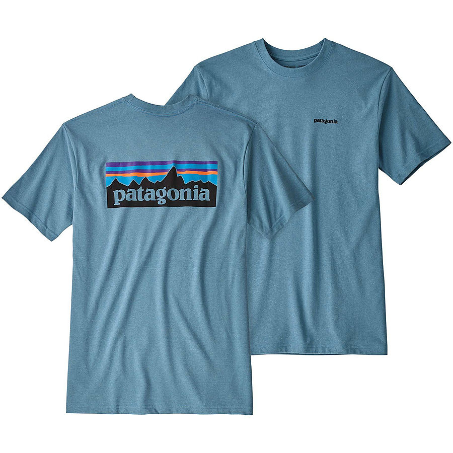 patagonia t shirt blue