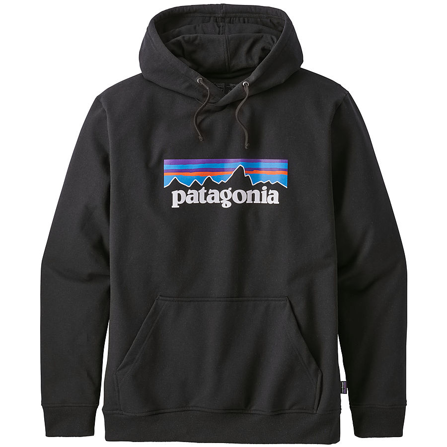 Patagonia Mens P-6 Logo Uprisal Hoody Black - Image 1