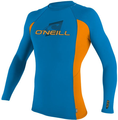 Oneill Youth Skins L/S Crew Blue Orange