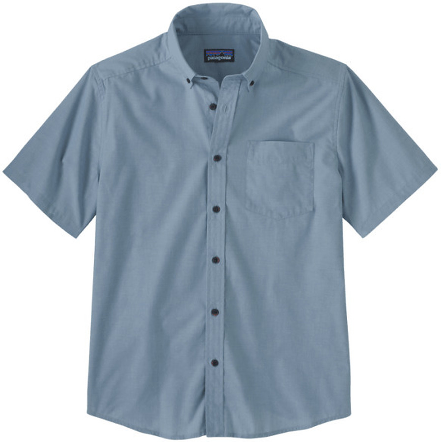 Patagonia Men's Daily Shirt Chambray Pigeon Blue - Image 1