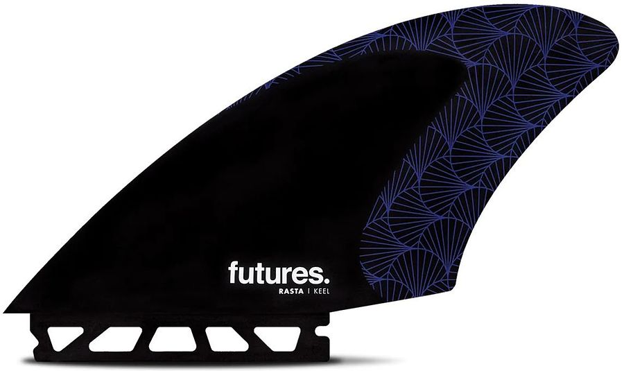 Futures Rasta HC Jute Teal Keel Fin Set - Image 1