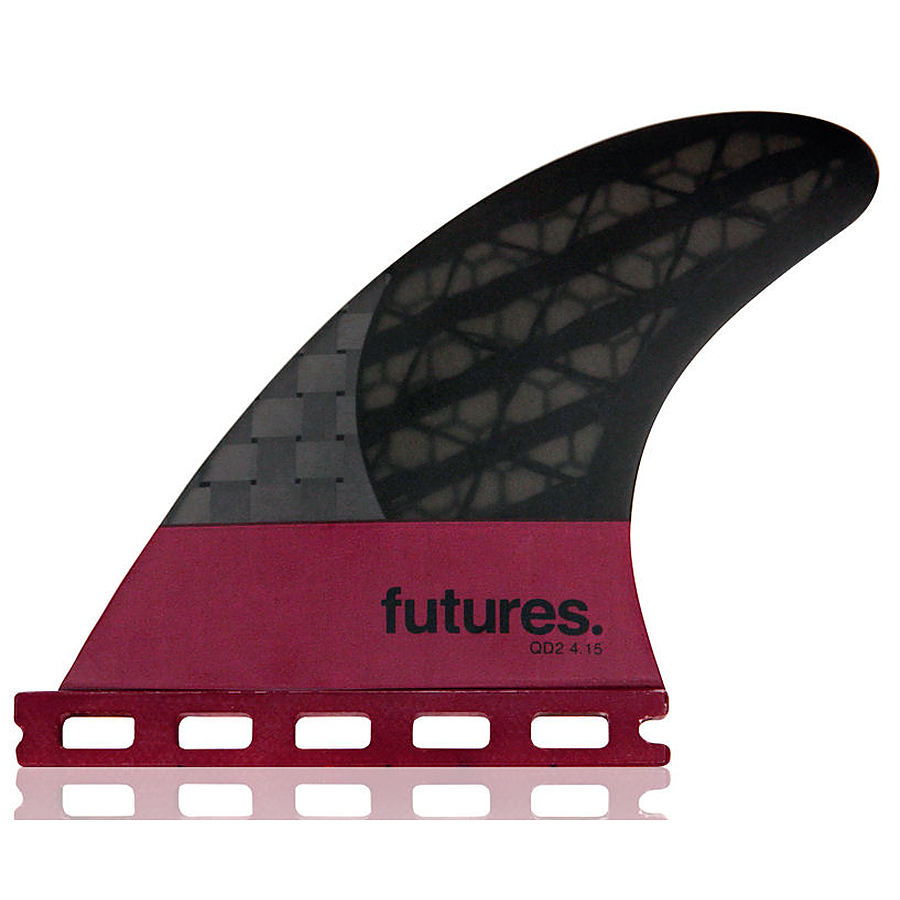 Futures QD2 Blackstix Quad Rear Fin Set (4.15 inch)