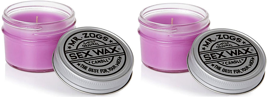 2 PACK Mr Zogs Grape Scented Candles - Image 1