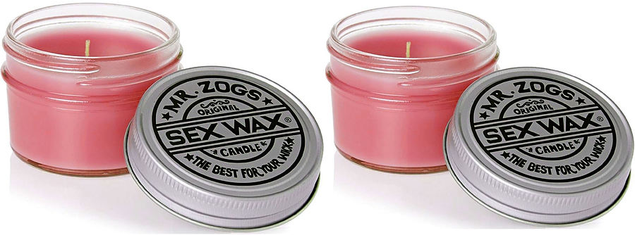 2 PACK Mr Zogs Strawberry Scented Candles - Image 1