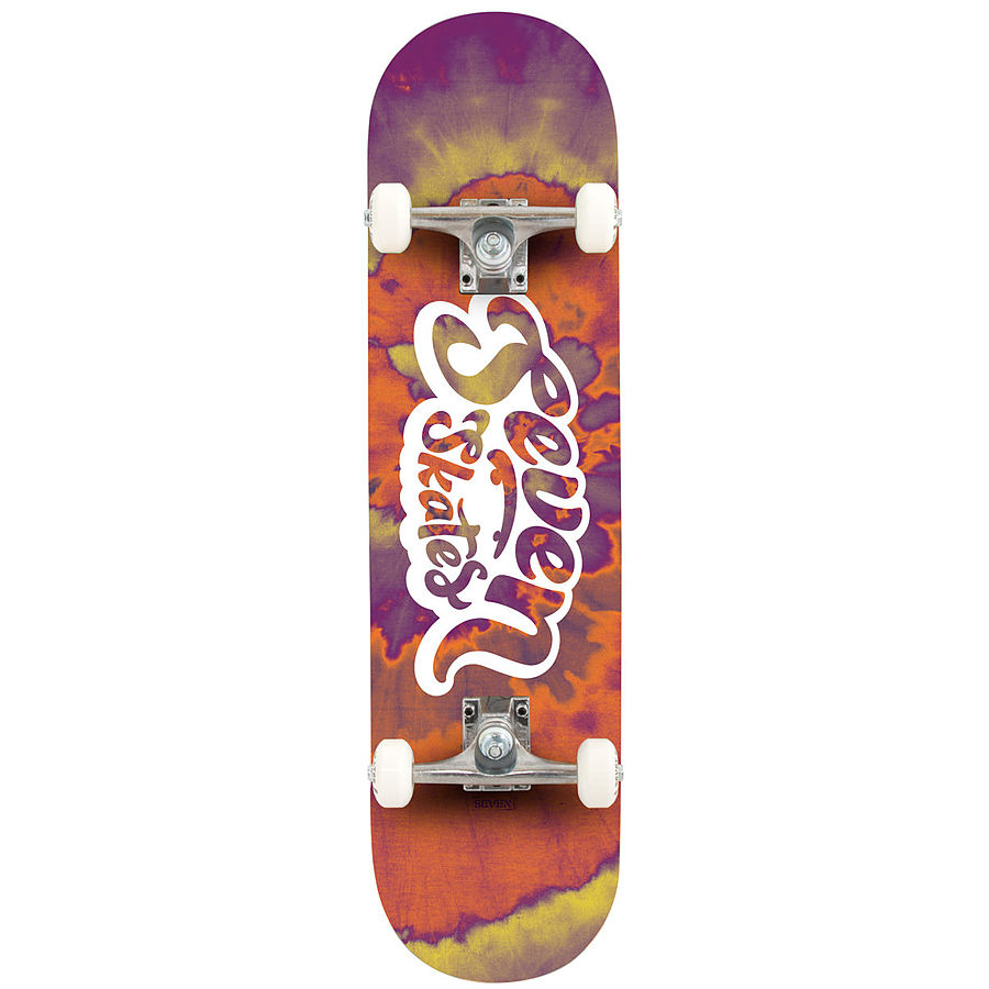 Seven Skates Complete Sunset Tie Dye Skateboard
