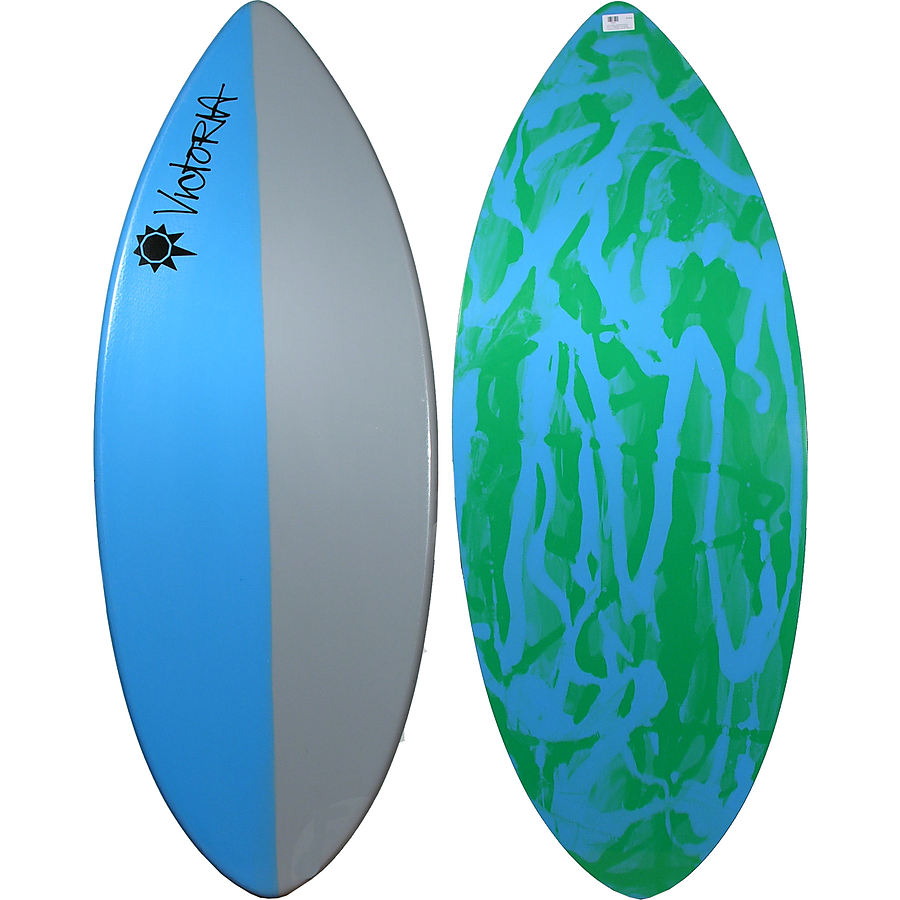 Victoria Skimboards Carbon Poly Blue Grey Large Skimboard - - - Skimboards