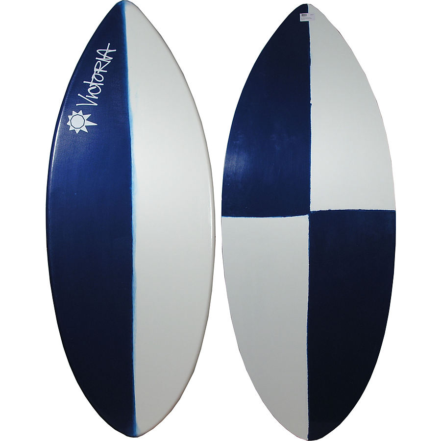 Victoria Skimboards Poly E Glass Navy White XLarge Skimboard
