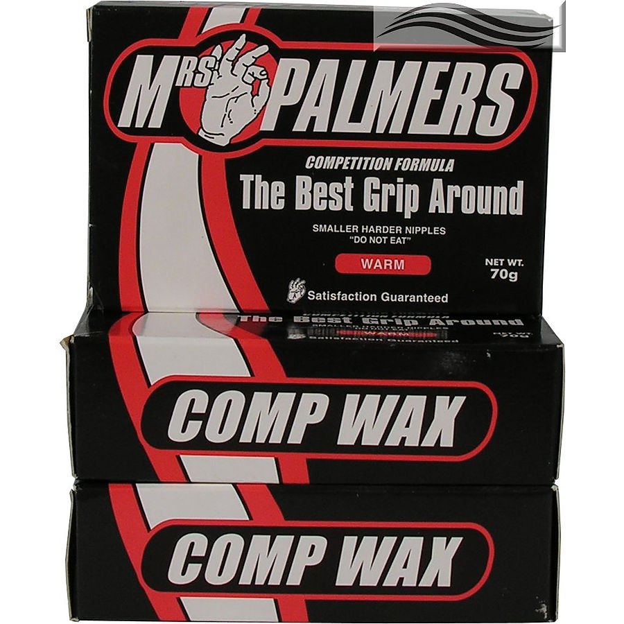 Mrs Palmers Comp Warm Surf Wax 3 Pack - Image 1