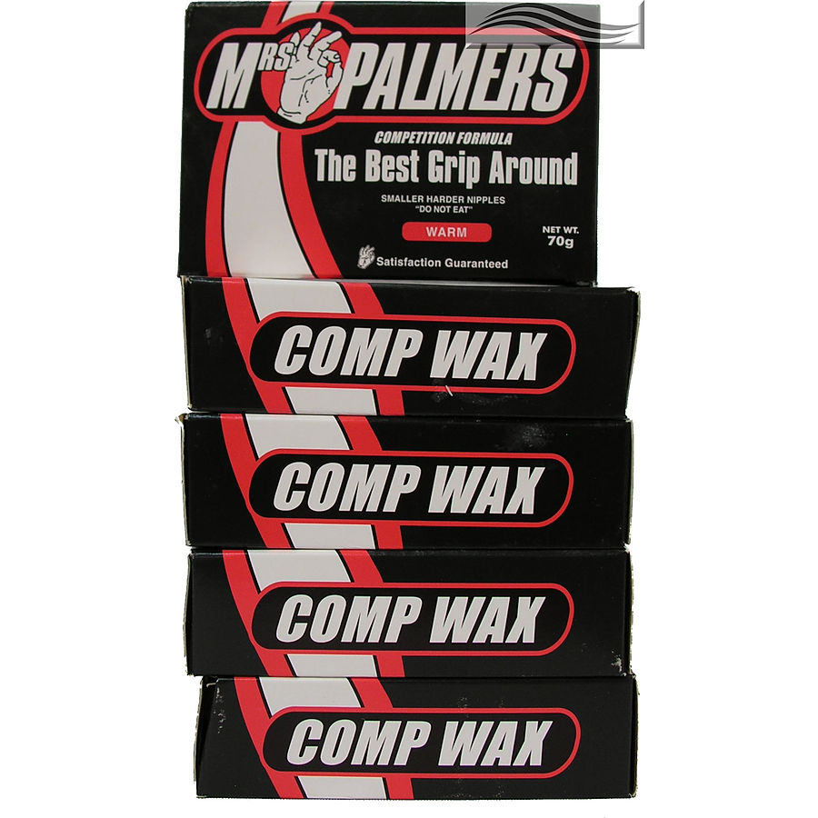 Mrs Palmers Comp Warm Surf Wax 5 Pack - Image 1