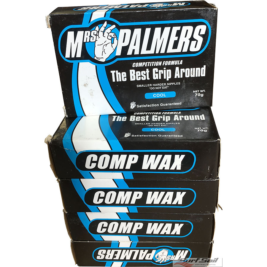 Mrs Palmers Comp Cool Surf Wax 5 Pack - Image 1