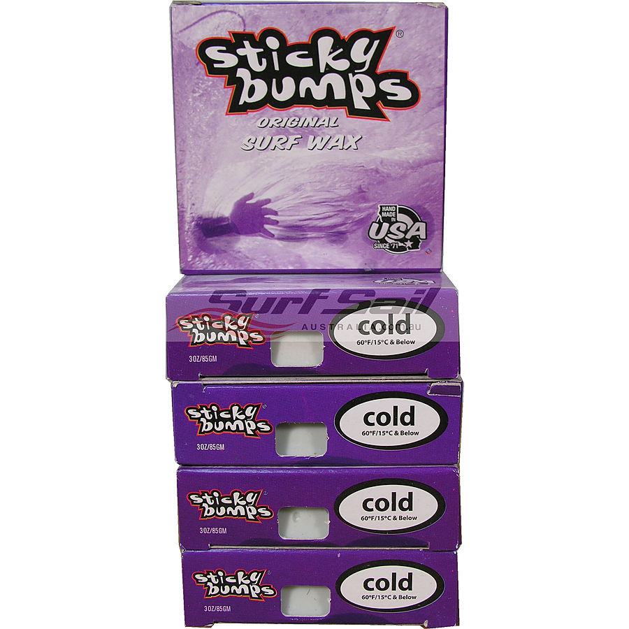 Sticky Bumps Cold Water Original Surf Wax 5 Pack - Image 1