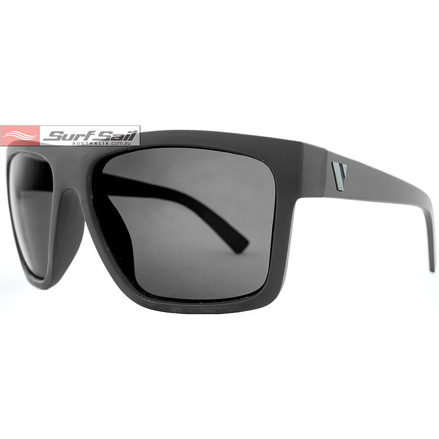 Venture Eyewear The Edge Gloss Black Smoke Polarised Sunglasses - Image 1