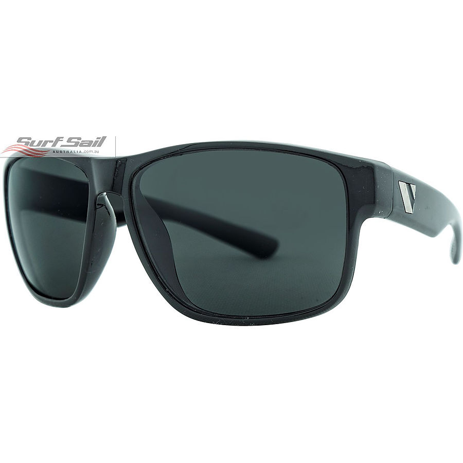 Venture Eyewear Summit Gloss Black Smoke Polarised Sunglasses - Image 1