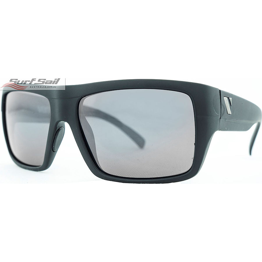 Venture Eyewear Transfer Matt Black Smoke Flash Mirror Polarised Sunglasses - Image 1