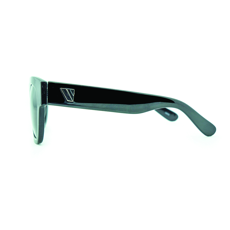 Venture Eyewear Kauai Gloss Black Smoke Polarised Sunglasses - Image 3