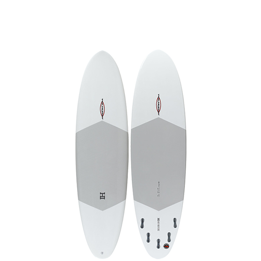 Tolhurst Mini Moe Surfboard 8 ft Grey